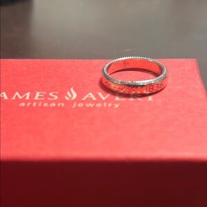 Retired James Avery Silver Ring size 7